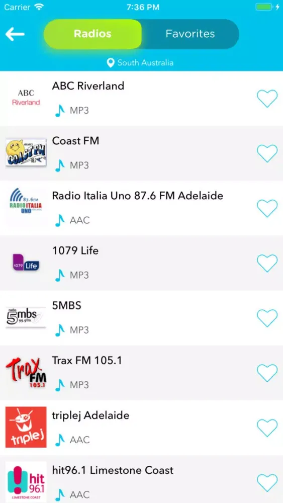 Capturas de pantalla de Radio Australia: Autralian FM
