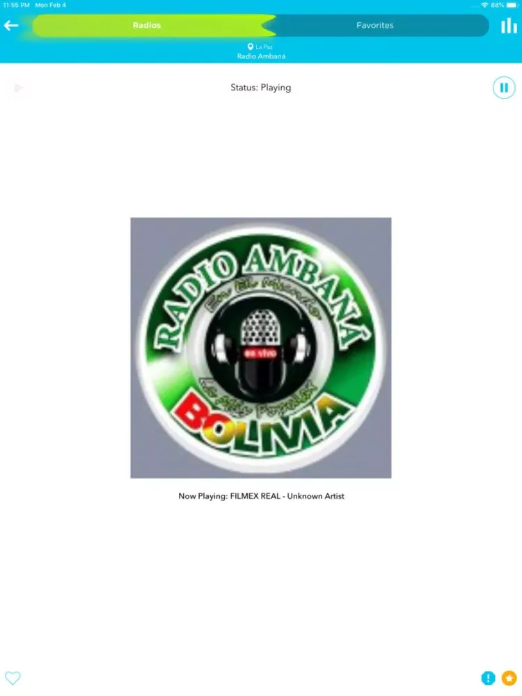 Radios Bolivia iPad  स्क्रीनशॉट
