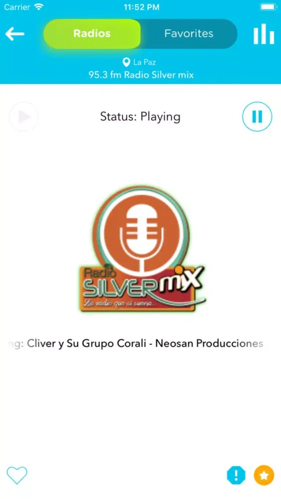 Tangkapan skrin Radio Brasil: Radios FM AM