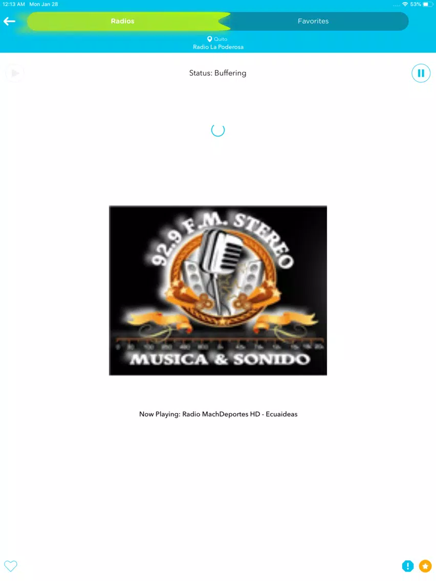 Captures d'écran de Radio Ecuador: Ecu Stations FM iPad 