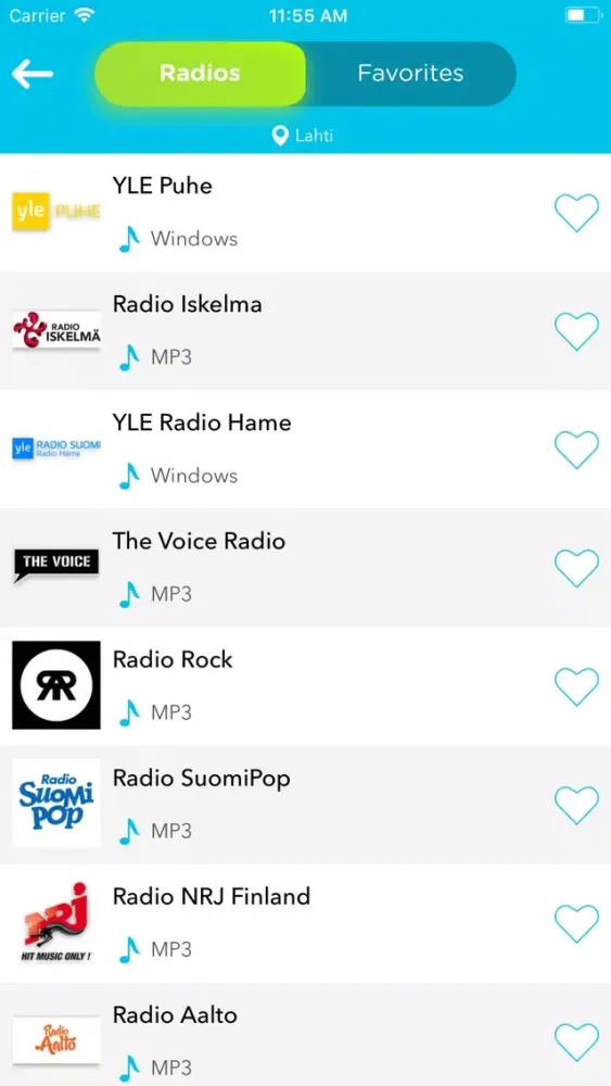 Radio Finland AM FM Online 스크린샷