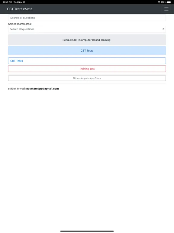 تصاویر CBT Tests - cMate iPad 