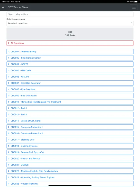 تصاویر CBT Tests - cMate iPad 