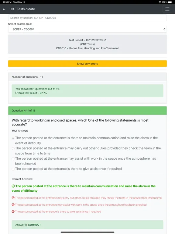 تصاویر CBT Tests - cMate iPad 