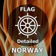 Flag. Norway Detailed. CES Flag. Norway Detailed. CES
