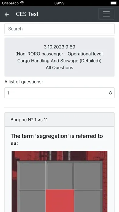 Non-RORO passenger CHaS Operat Ekran Görüntüleri