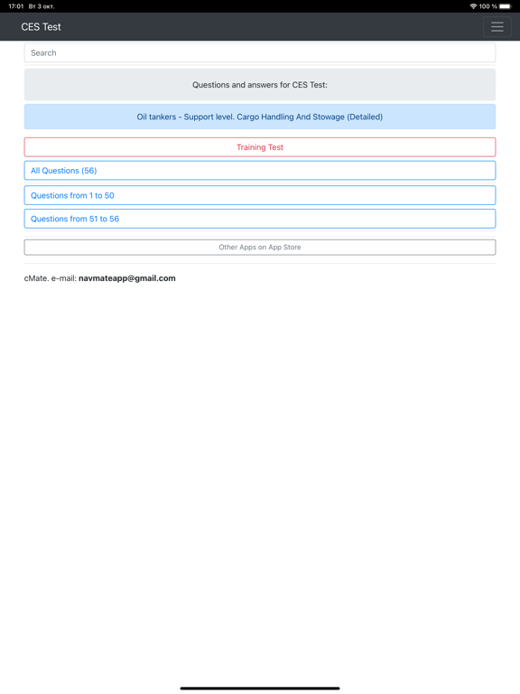 Oil tankers CHaS Support CES iPad 應用截圖