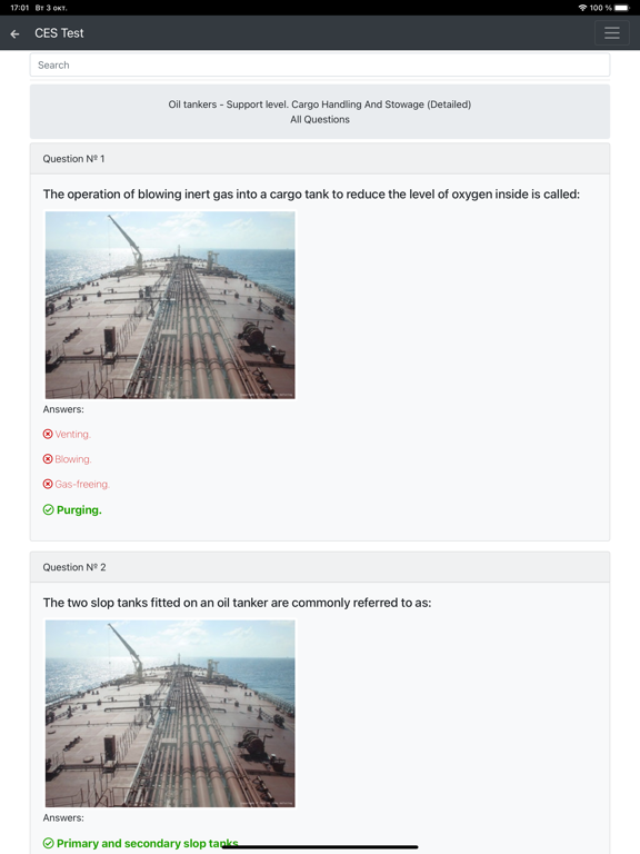 Oil tankers CHaS Support CES iPad 應用截圖