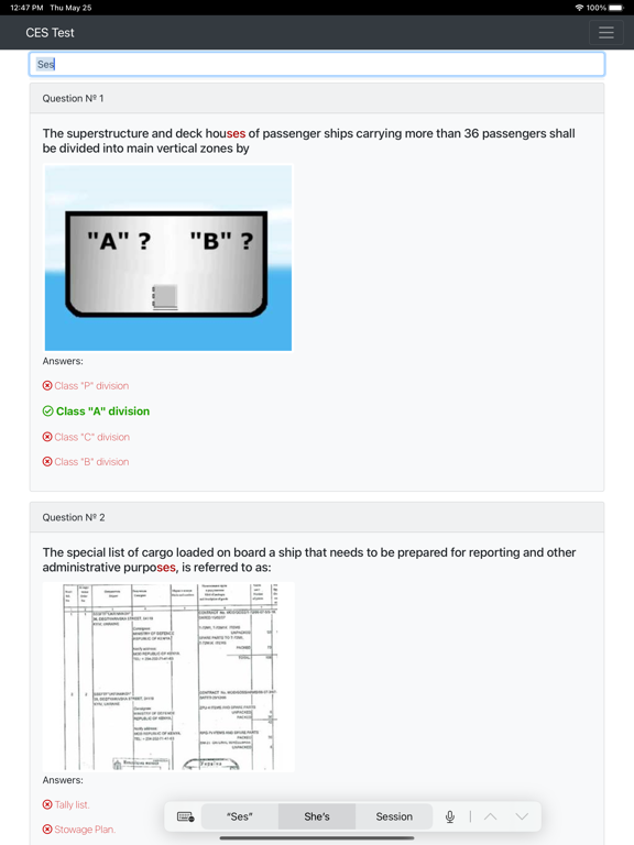 General cargo Operational Deck iPad 应用截图