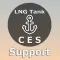 LNG tanker. Support Deck CES