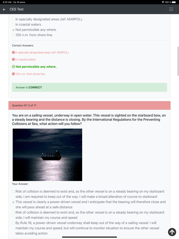 Non-RORO passenger. Management iPad  Screenshots