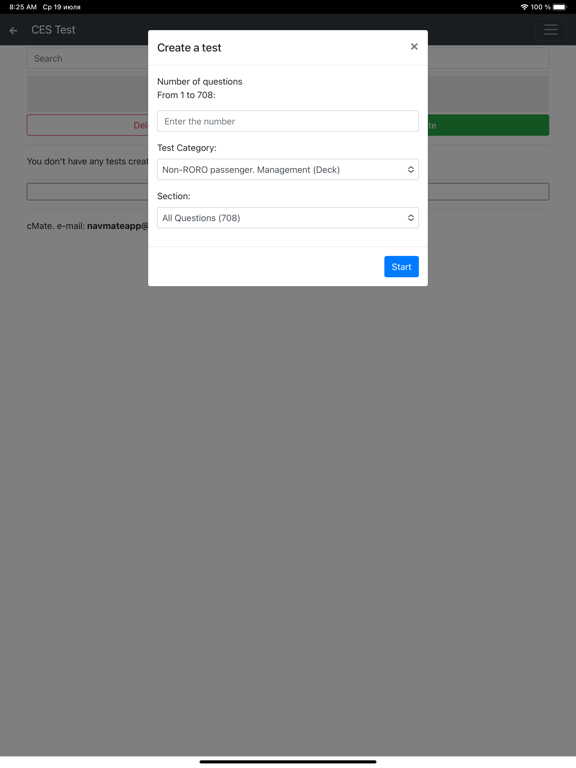 Non-RORO passenger. Management iPad  Screenshots