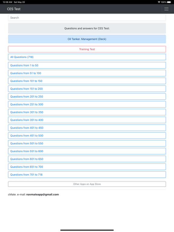 Ảnh chụp màn hình của Oil Tanker. Management Deck iPad 