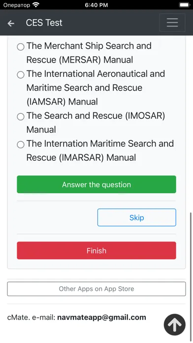 Ảnh chụp màn hình của PSV. Management Deck. CES Test
