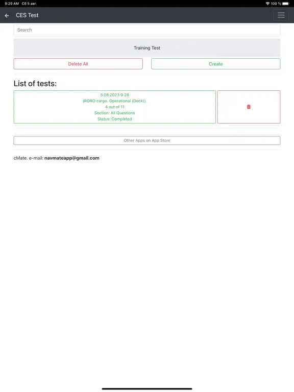 RORO cargo. Operational CES iPad 应用截图