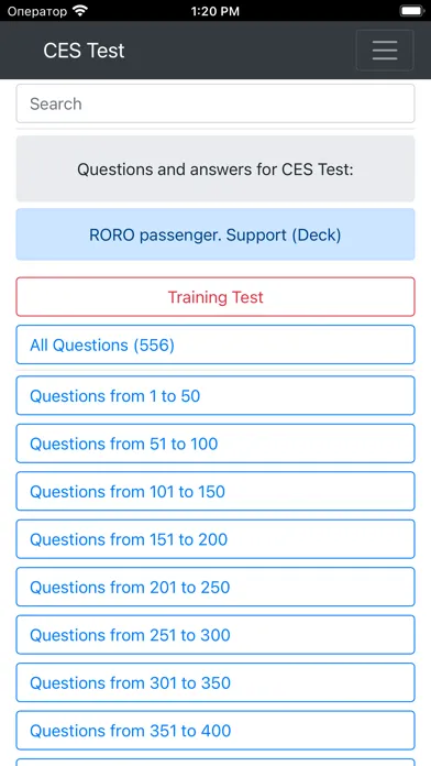 Tangkapan layar RORO passenger. Support CES