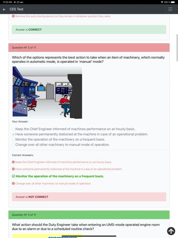 Screenshot di Engineering Operational Detail iPad 