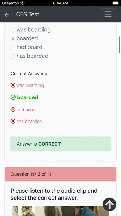 Screenshot di English. Reading Detailed CES