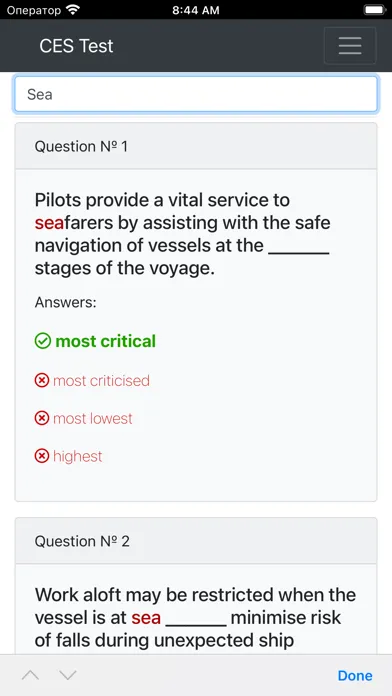 Screenshot di English. Reading Detailed CES