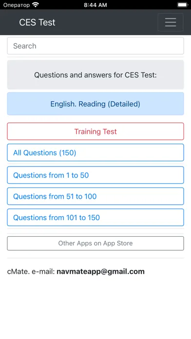 Screenshot di English. Reading Detailed CES