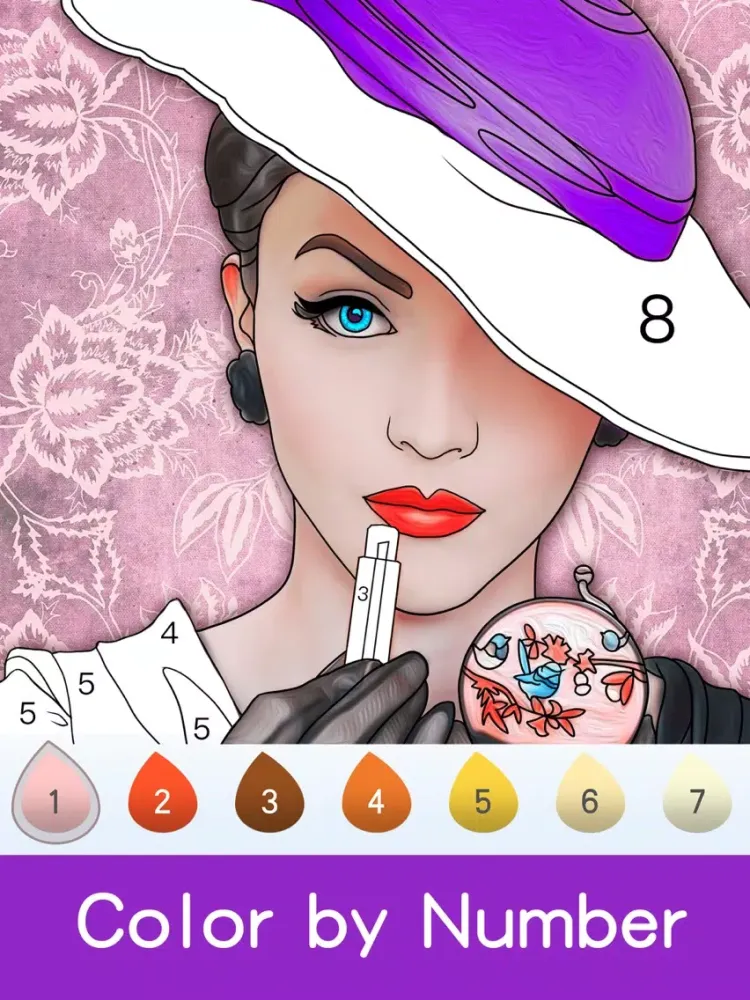 Capturas de tela do Paint Color: Color by Number iPad 