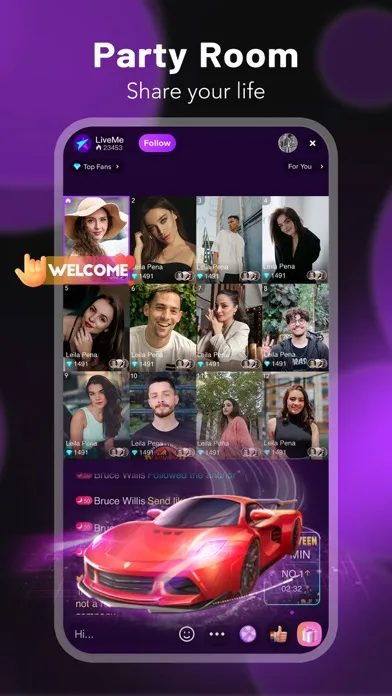 LiveMe – Live Stream & Go Live スクリーンショット