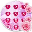 Cute Pink Romantic Rose Locker