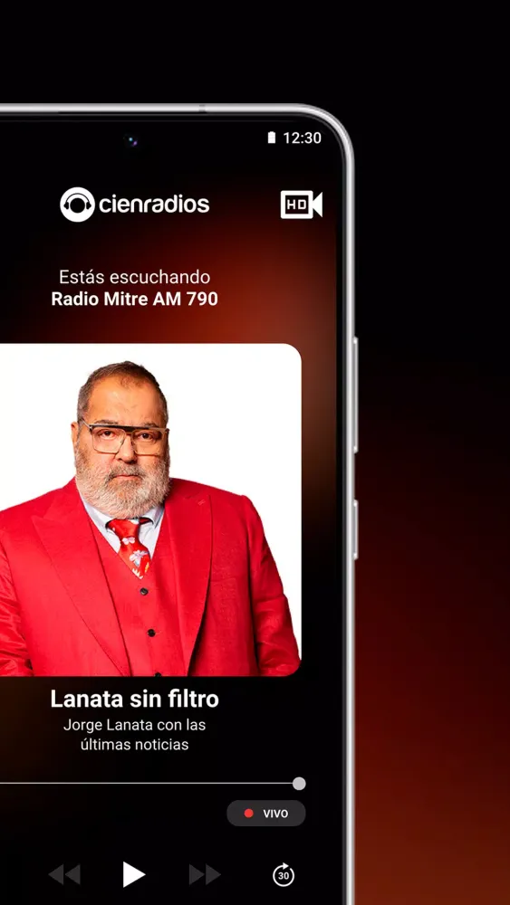 ภาพหน้าจอของ Cienradios