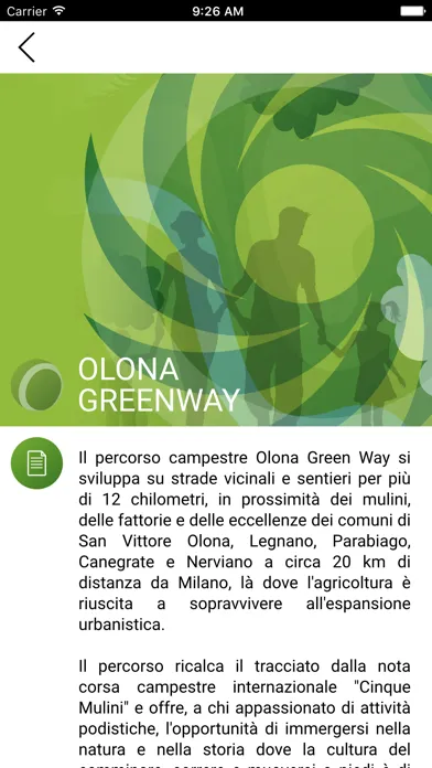 Ảnh chụp màn hình của Olona Greenway