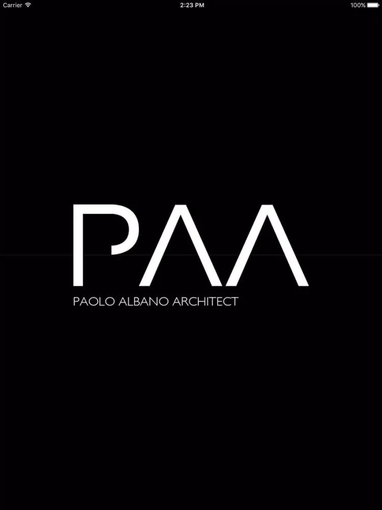 Zrzuty ekranu Paolo Albano Architect iPad 