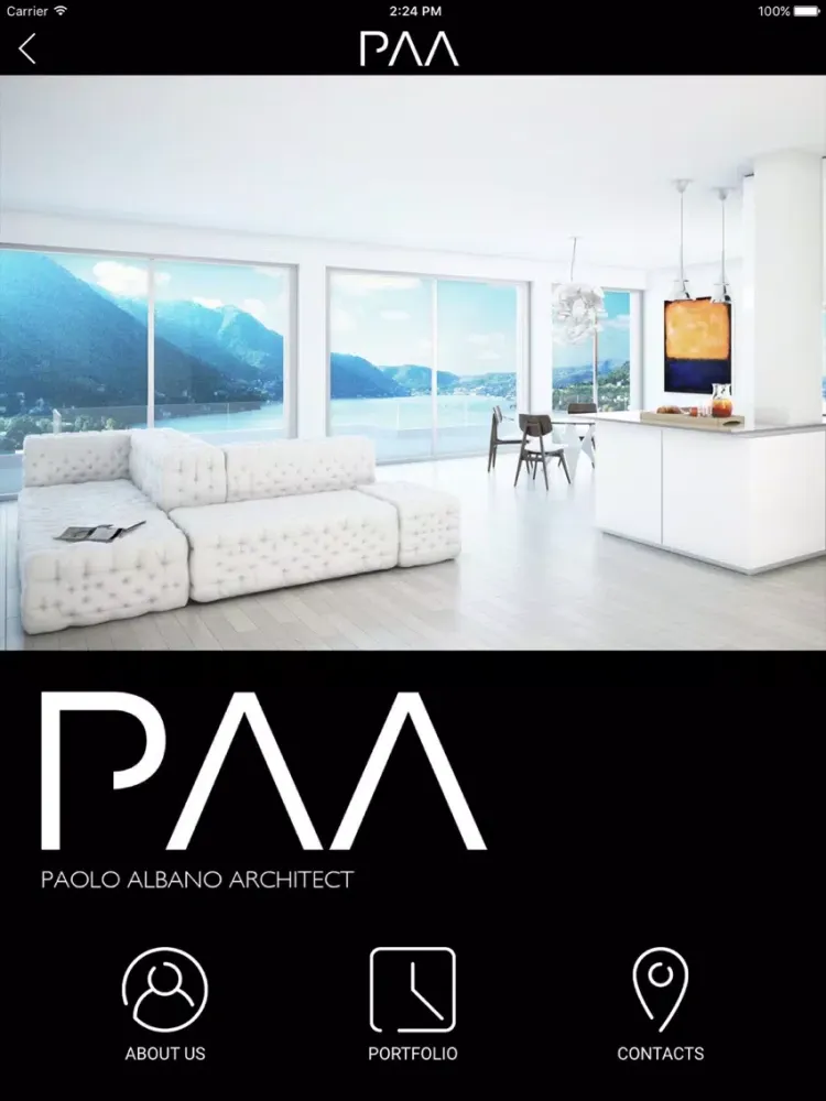 Zrzuty ekranu Paolo Albano Architect iPad 