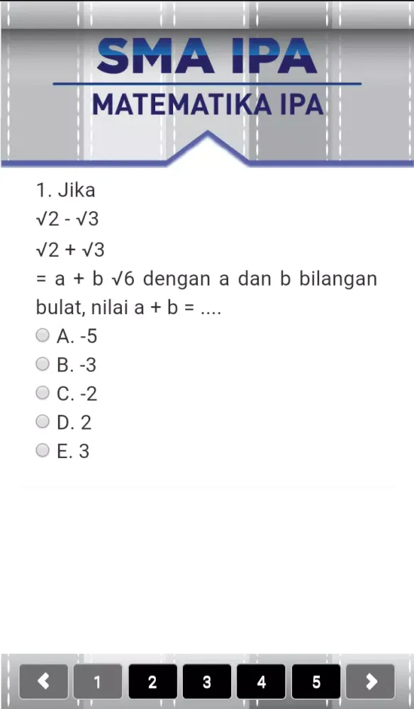 Try Out UN CBT SMA Screenshots