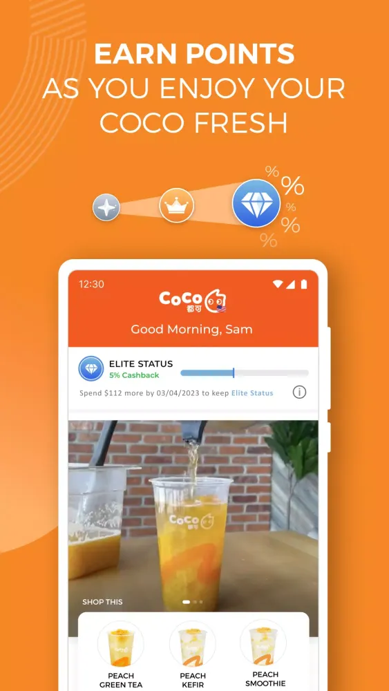Capturas de pantalla de CoCo Bubble Tea