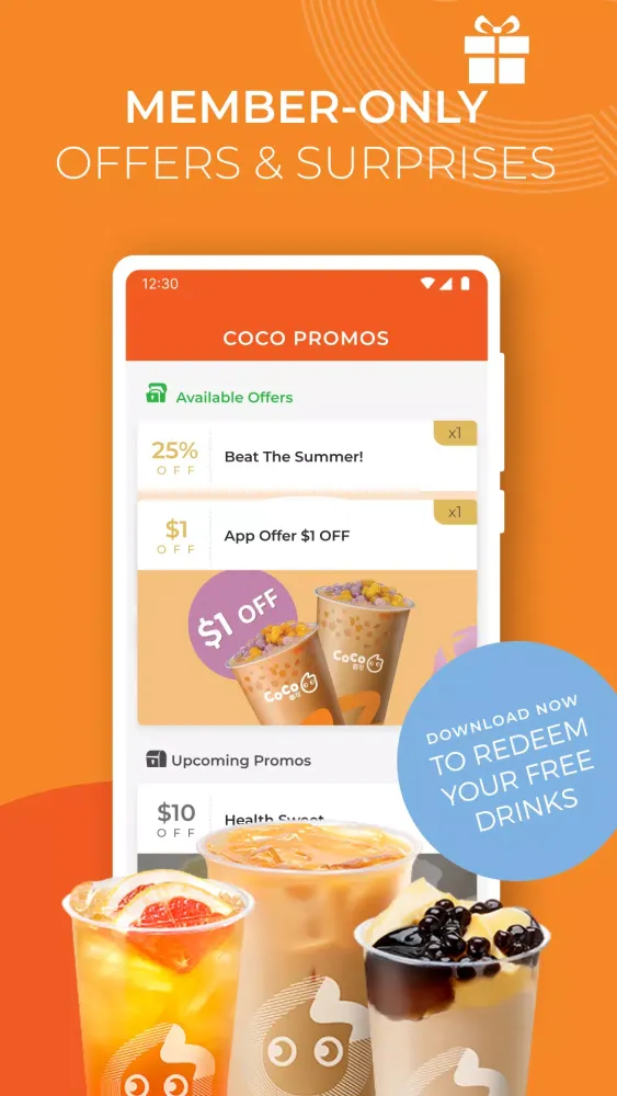 Capturas de pantalla de CoCo Bubble Tea