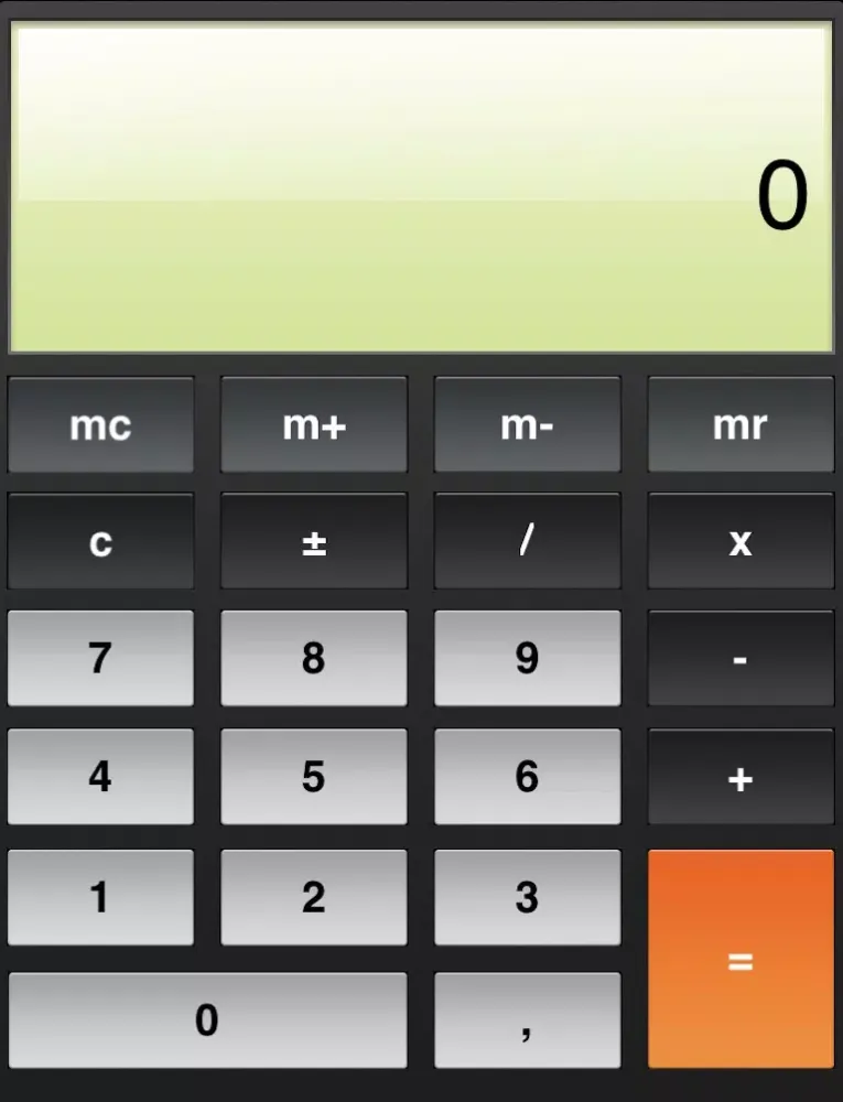 aCalc - Arabic Calculator iPad 应用截图