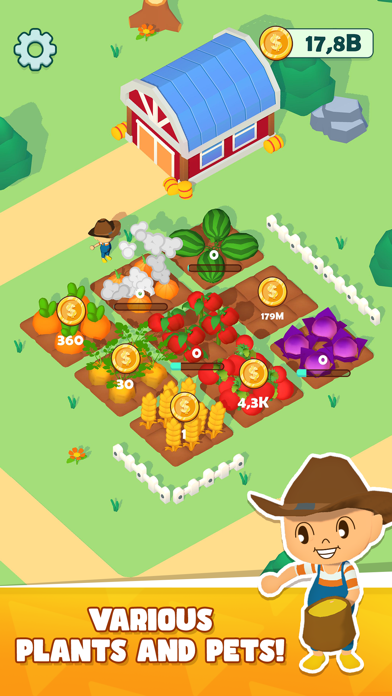 Tangkapan skrin Farm Land: Idle Tycoon