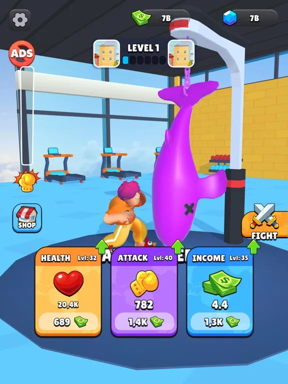 Lifting Hero: Merge Fighting iPad  Ekran Görüntüleri