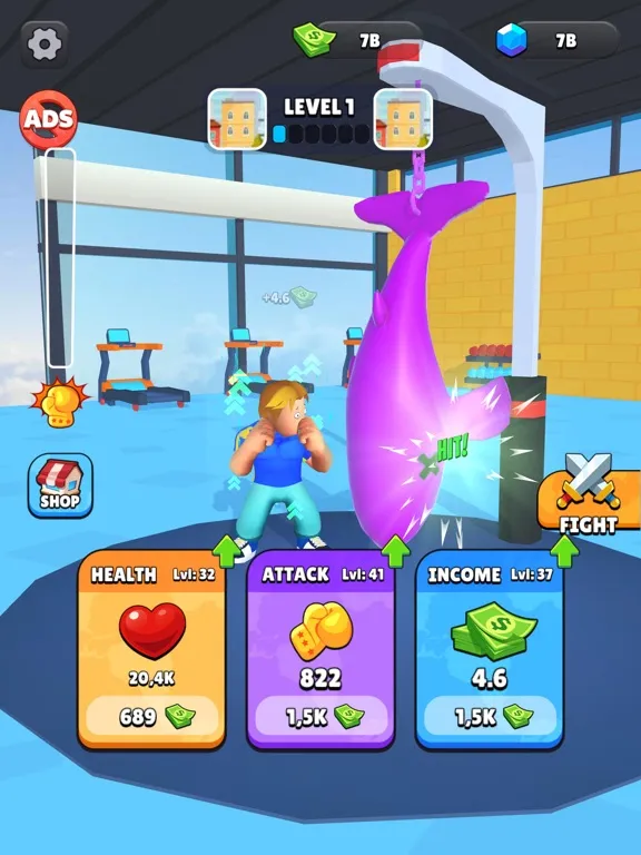 Lifting Hero: Merge Fighting iPad  Ekran Görüntüleri