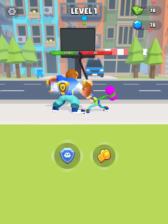 Lifting Hero: Merge Fighting iPad  Ekran Görüntüleri