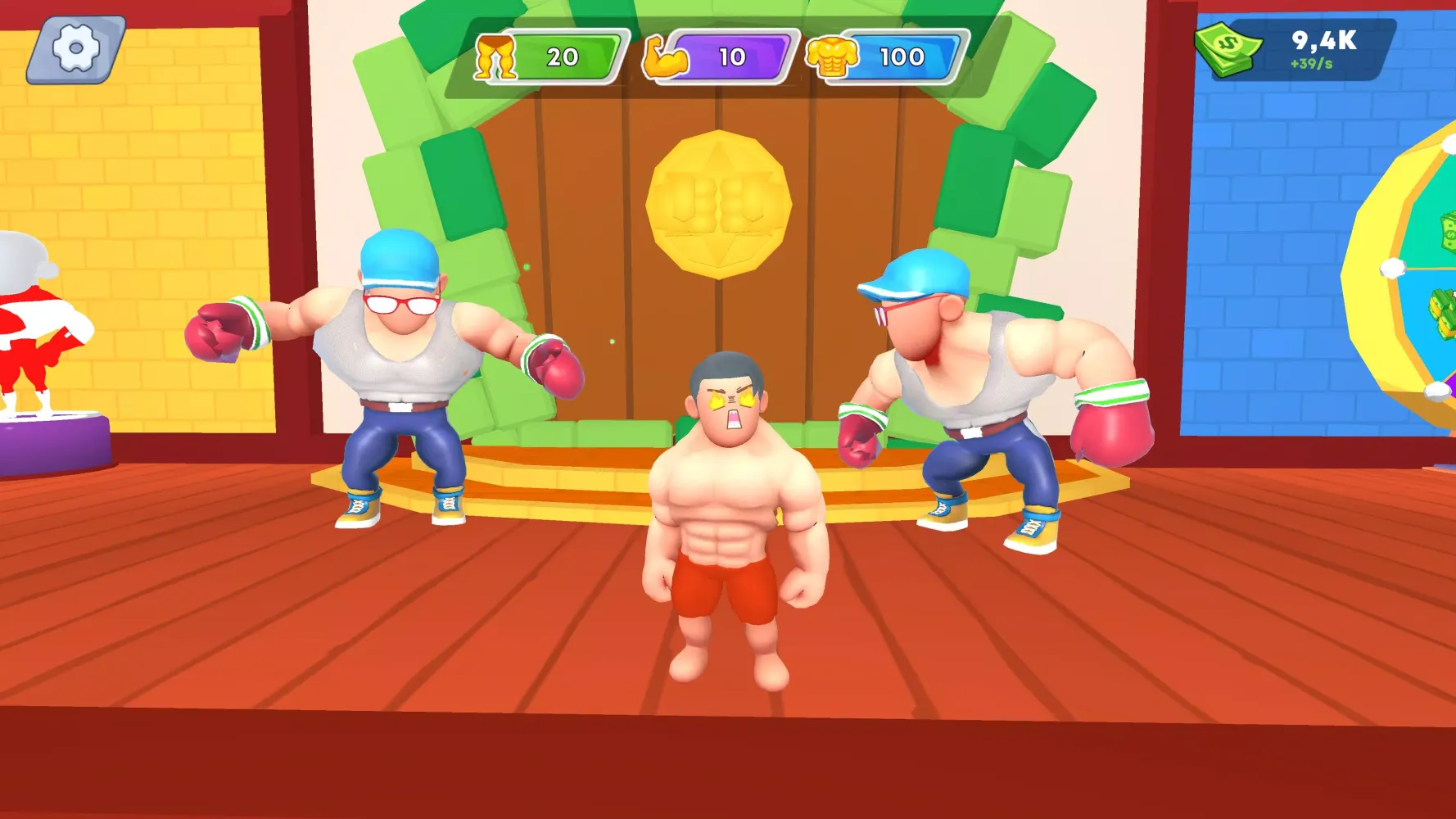 Capturas de tela do Lifting Super Hero Gym Clicker