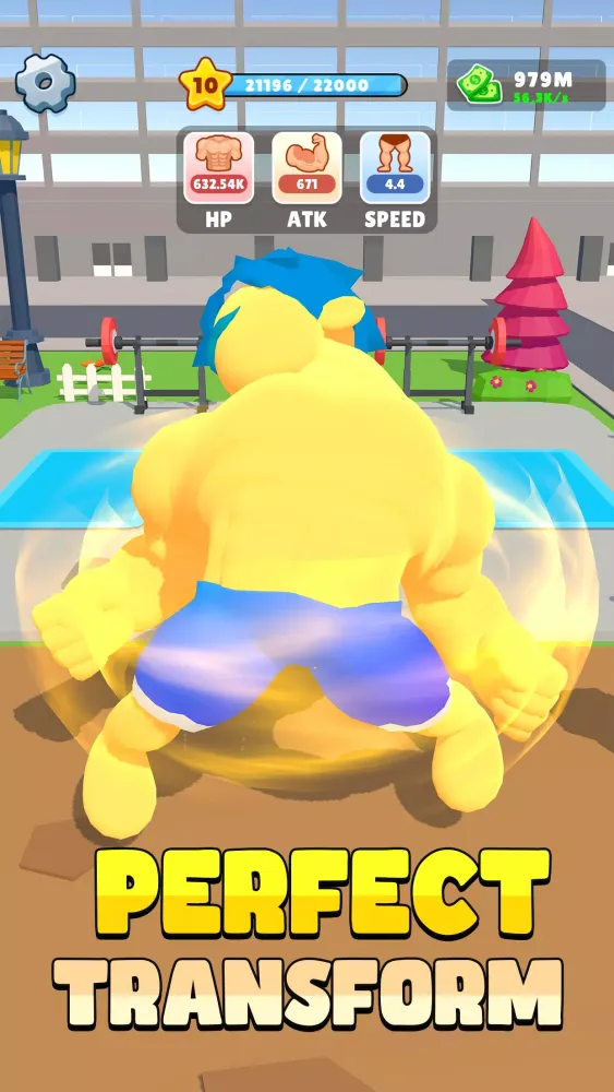 Tangkapan skrin Gym Lifting Hero: Clicker