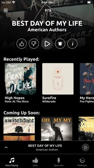 97X Tampa Bays New Alternative Screenshots