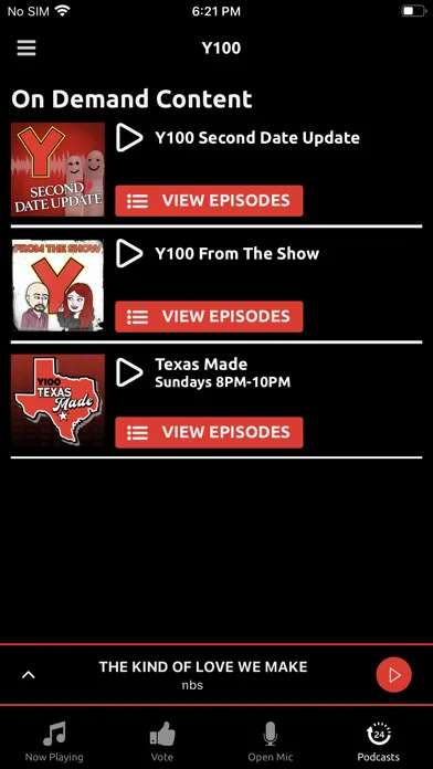 Zrzuty ekranu Y100 San Antonio
