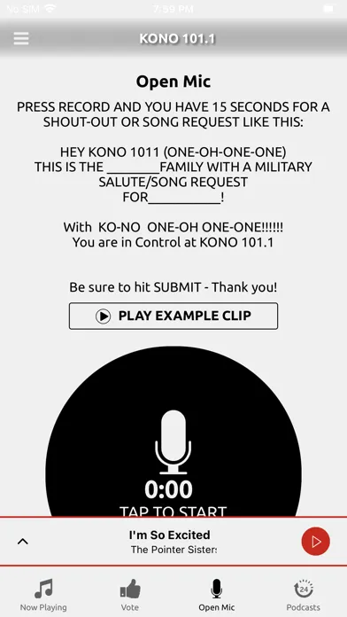 Captures d'écran de KONO 101.1