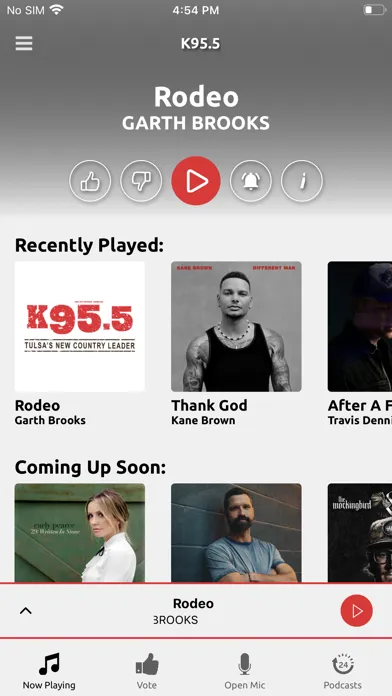 K95.5 Tulsa Today’s Country Screenshots