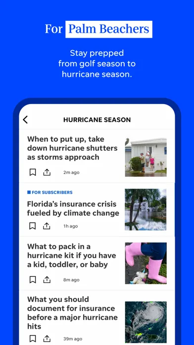 Captures d'écran de Palm Beach Post: Local News
