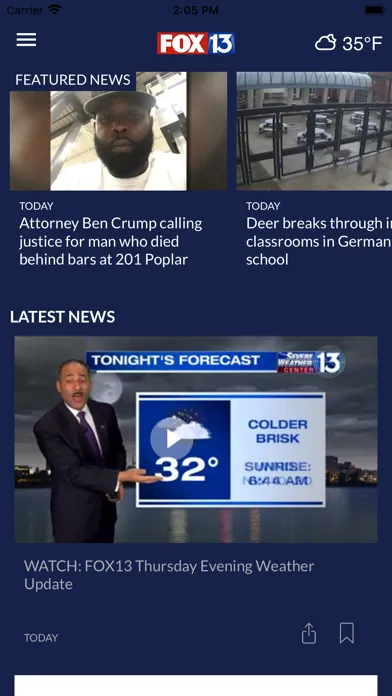 FOX13 Memphis News应用截图