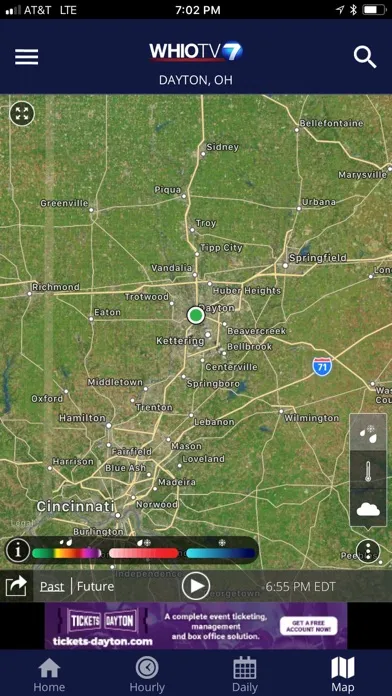 WHIO Weather Screenshots