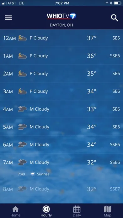 WHIO Weather Screenshots