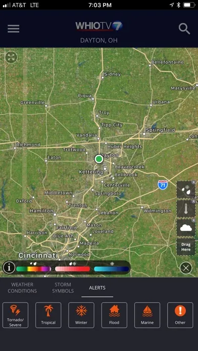 WHIO Weather Screenshots